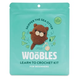 The Woobles Beginner Crochet Amigurumi Kit - Blick Exclusive! Skipper the Sea Otter packaging