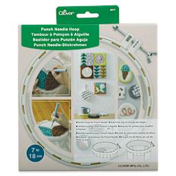 Clover Punch Needle Hoop, front of the packaging