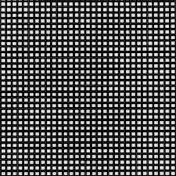 Colorful Plastic Canvas - 10-1/2" x 13-1/2", Black (Close-up of canvas)
