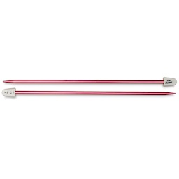 Susan Bates Silvalume Single Point Knitting Needles - Pkg of 2, 10", Size 9