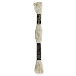 DMC Cotton Embroidery Floss - Ecru, 8-3/4 yards (Back of label)