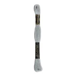 DMC Cotton Embroidery Floss - Pearl Gray, 8-3/4 yards (Back of label)