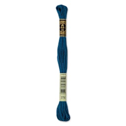 DMC Cotton Embroidery Floss - Very Dark Antique Blue, 8-3/4 yards