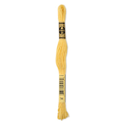 DMC Cotton Embroidery Floss - Pale Yellow, 8-3/4 yards 