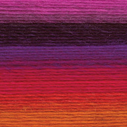Lion Brand Landscapes Yarn - Volcano - finished knitting pattern example