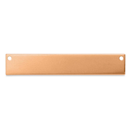 ImpressArt Necklace Stamping Blanks - Copper Rectangle Tag