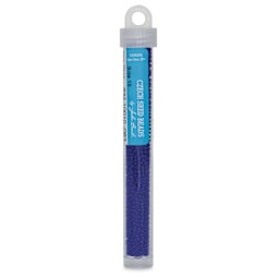 John Bead Czech Glass Seed Beads - Royal Blue, 10/0, 22 g Vial