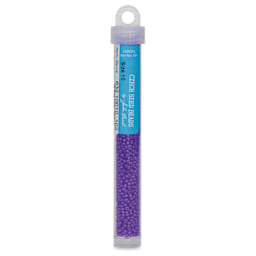 John Bead Czech Glass Seed Beads - Violet, 10/0, 22 g Vial