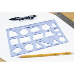 Helix Geometry Shapes Template - 5.24" x 10.25"