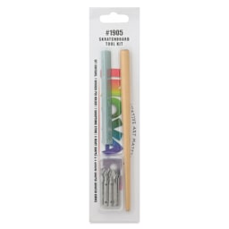 Inovart Skratch N' Sketch Scratchboard Tool Set - Set of 10