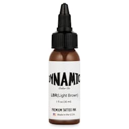 Dynamic Color Tattoo Ink - Light Brown, 1 oz bottle