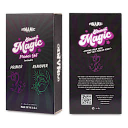 Dynamic Color Stencil Magic Primer Set - Set of 2, front and back of packaging