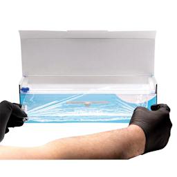 Saferly Medical Cling Film Wrap - Clear, 12" x 1150 ft, Roll