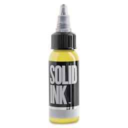 Solid Ink Tattoo Inks - Yellow, 1 oz bottle