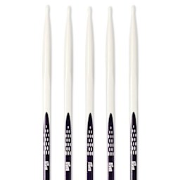 Prym Ergonomics Double Point Knitting Needle Set - Size 8, Set of 5, 8" - close-up of needles