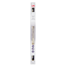 Prym Ergonomics Single Point Knitting Needles - Size 4, 14" - front of packaging