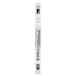 Prym Ergonomics Single Point Knitting Needles - Size 6, 14" - front of packaging