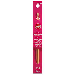 Boye Aluminum Crochet Hook - US L, 6" - front of packaging