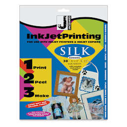 Jacquard Inkjet Fabric - 8-1/2'' x 11'', Silk, Pkg of 30
