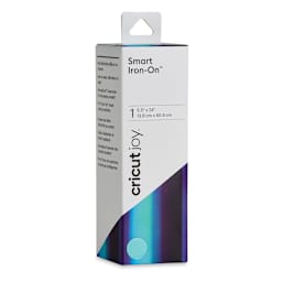 Cricut Joy Smart Iron-On - Holographic Cobalt, 5-1/2" x 24", Roll (In packaging)