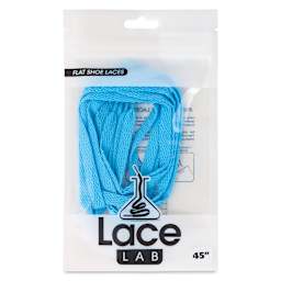Angelus Lace Lab Flat Colored Shoe Laces - Carolina Blue, front of the packaging