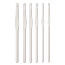 Susan Bates Plastic Crochet Hooks - Set of 6