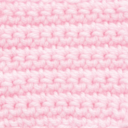 Caron One Pound Acrylic Yarn - 1 lb, 4-Ply, Soft Pink, Crocheted