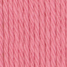 Lily Sugar N' Cream Yarn - 2.5 oz, 4-Ply, Rose Pink (Close-up of yarn)