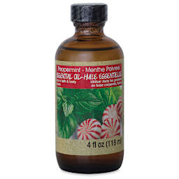 Life of the Party Essential Oils - Front of bottle of Peppermint Oil
