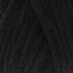 Premier Yarn Basix Chenille Brights Yarn - Black close-up