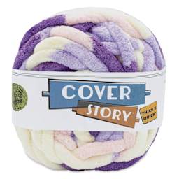Lion Brand Cover Story Thick & Quick Yarn - Lavender Fields, 39 yards