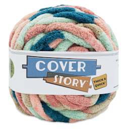 Lion Brand Cover Story Thick & Quick Yarn - Mountain Dawn, 39 yards