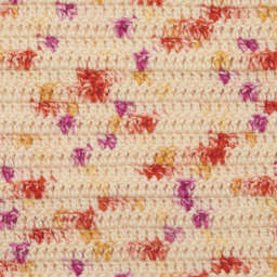 Premier Yarn Elle By Me Charlotte Multi Yarn - Azalea - finished knitting pattern example, dots