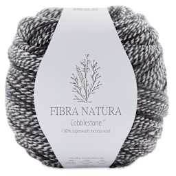 Fibra Natura Cobblestone Yarn - Tuxedo, 612 Yards