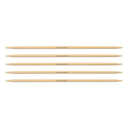 Skacel by Addi Bamboo Double Pointed Knitting Needles - Pkg of 5, US 03, 6"