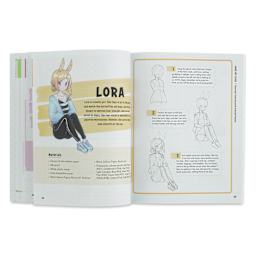 Anime Art Class ("Lora" spread)