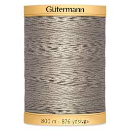 Gutermann Cotton Thread - Gray, 876 yd Spool