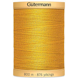 Gutermann Cotton Thread - Gold, 876 yd Spool