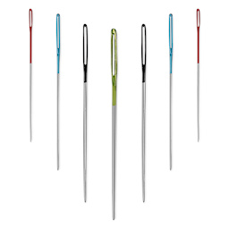 Singer Tapestry Needle Set, close-up of each needle