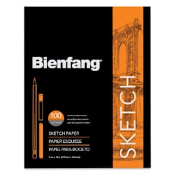 Bienfang Tapebound Sketch Pad - 11" x 14", 100 Sheets