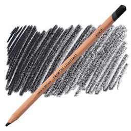 Derwent Lightfast Colored Pencil - Black pencil and swatch