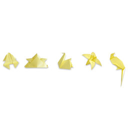 Origami Sticky Notes (folded shape examples, one)