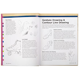 Drawing School: Fundamentals for the Beginner - Spread on Gesture and Contour Line Drawing