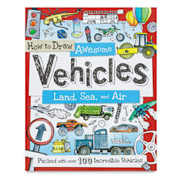 How to Draw Series - Front Cover of book How to Draw Amazing Vehicles