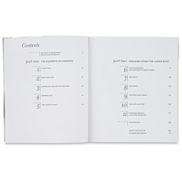 Figure Drawing for Artists: Making Every Mark Count - Spread of Table of Contents
