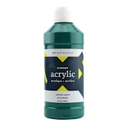 Art Alternatives Economy Acrylic Paint 16 oz, Pthalo Green