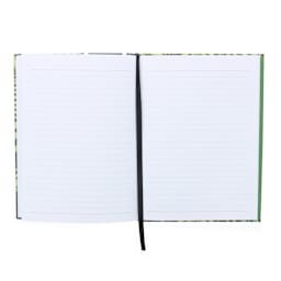 Art Alternatives Fashion Journal, Lined, 6 in x 8 in, Ferns Light Green