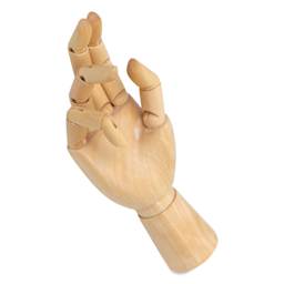 Art Alternatives Articulated Wooden Right Hand, 7"