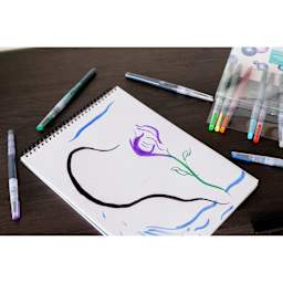 Color Water Brush Set 12-Piece Set