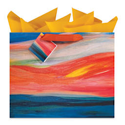 ArtLifting Gift Bag - Early Morning (gift bag with light orange tissue paper)